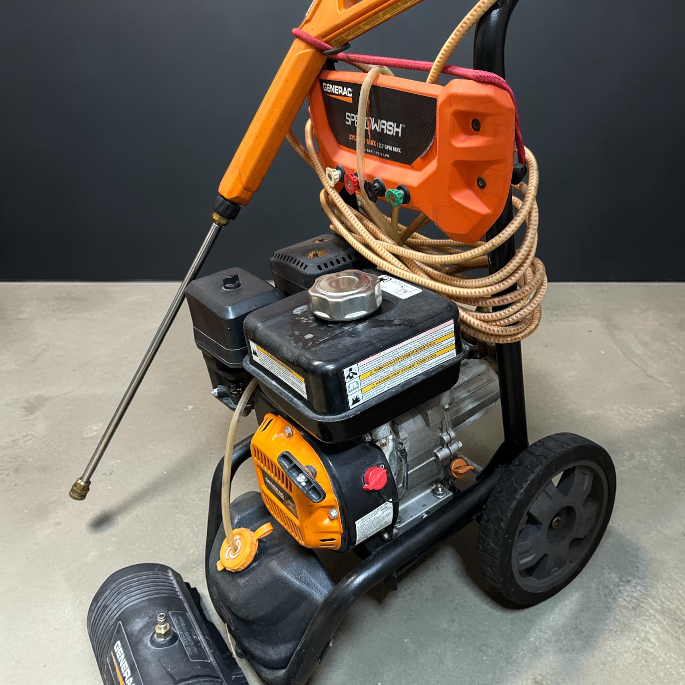 Pressure Washer Generac 3100 PSI Gas SRT-0207 Pressure Washer Generac 3100 PSI Gas SRT-0207