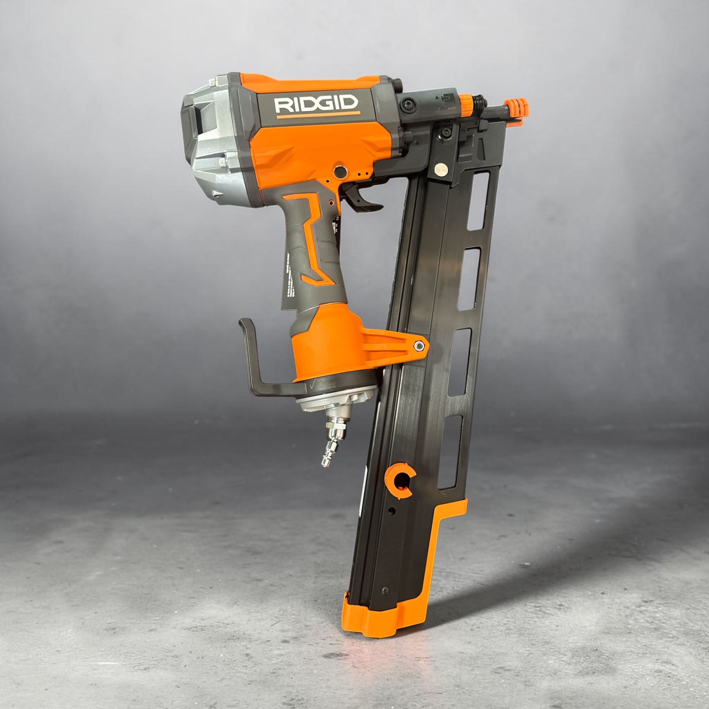 Ridgid 21° Air Framing Nailer – Includes 50ft Air Hose & Compressor Ridgid 21° Air Framing Nailer – Includes 50ft Air Hose & Compressor