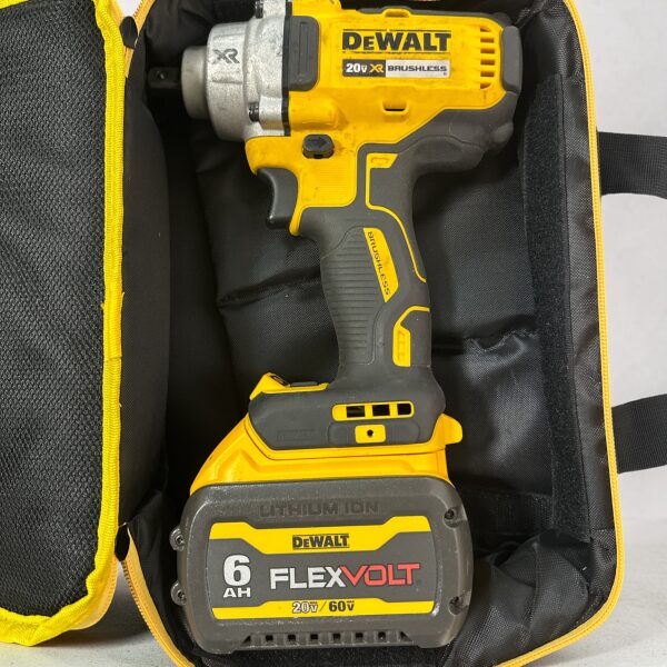 DeWalt 20V 1/2″ Impact Wrench – 6Ah FlexVolt Battery & Charger SRT-0021