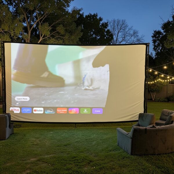 🎉 GIANT MOVIE NIGHT PACKAGE — 15FT Screen, Bright Epson Projector & JBL Sound