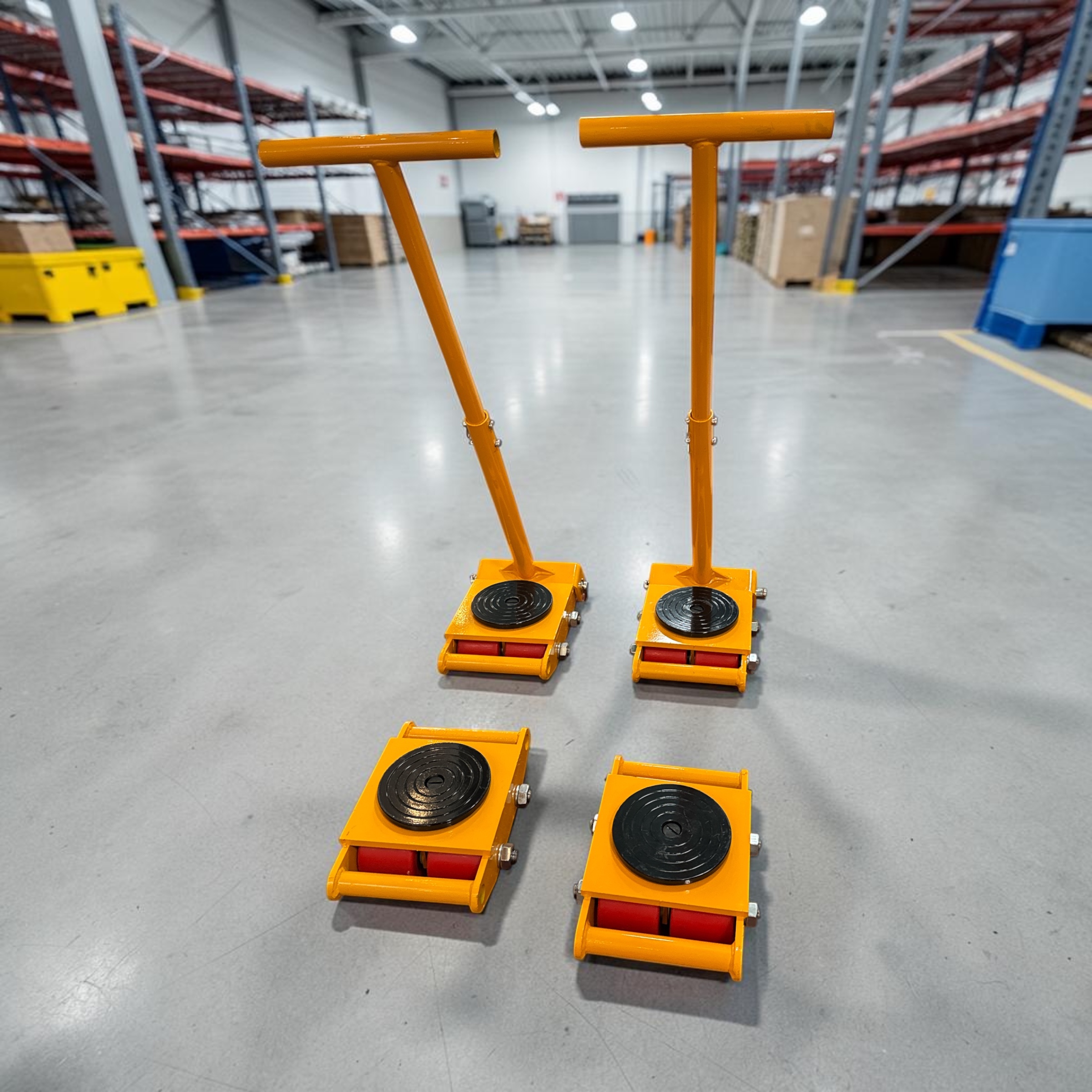 6 Ton Heavy Equipment Dolly’s Set of Four w/Handles SRT- 6 Ton Heavy Equipment Dolly’s Set of Four w/Handles SRT-